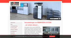 Desktop Screenshot of kramm-buero.de