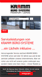 Mobile Screenshot of kramm-buero.de